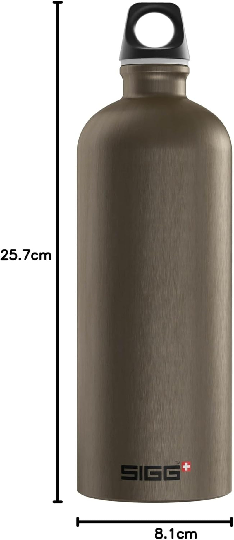 Aluminum Water Bottle - Traveller - Climate Neutral Certified - Compatible with Carbonated Beverages - Leakproof & Lightweight - BPA Free - Available in 0.6L, 1L, and 1.5L Sizes